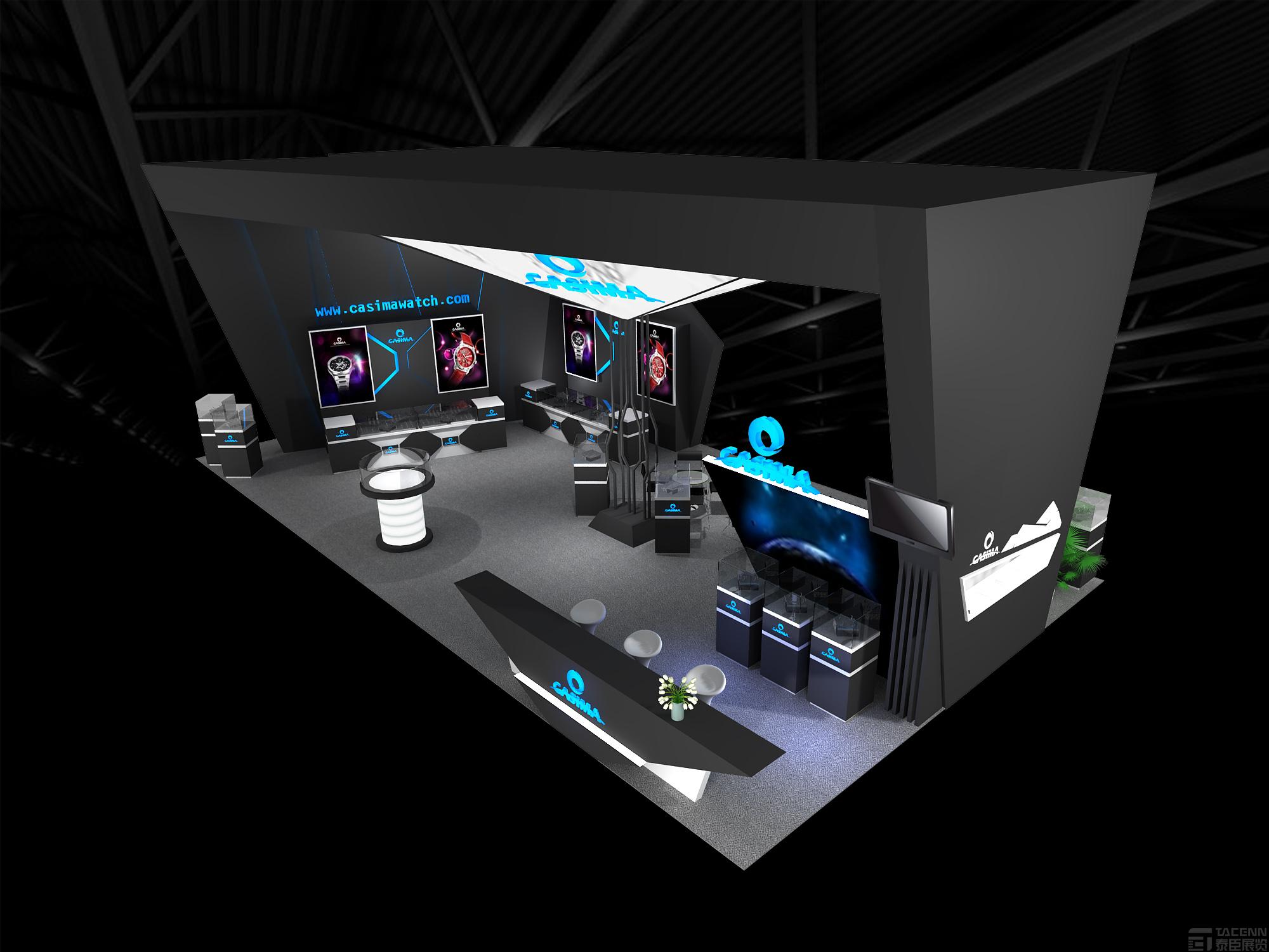 卡斯曼(CASIMA)腕表展臺設(shè)計案例