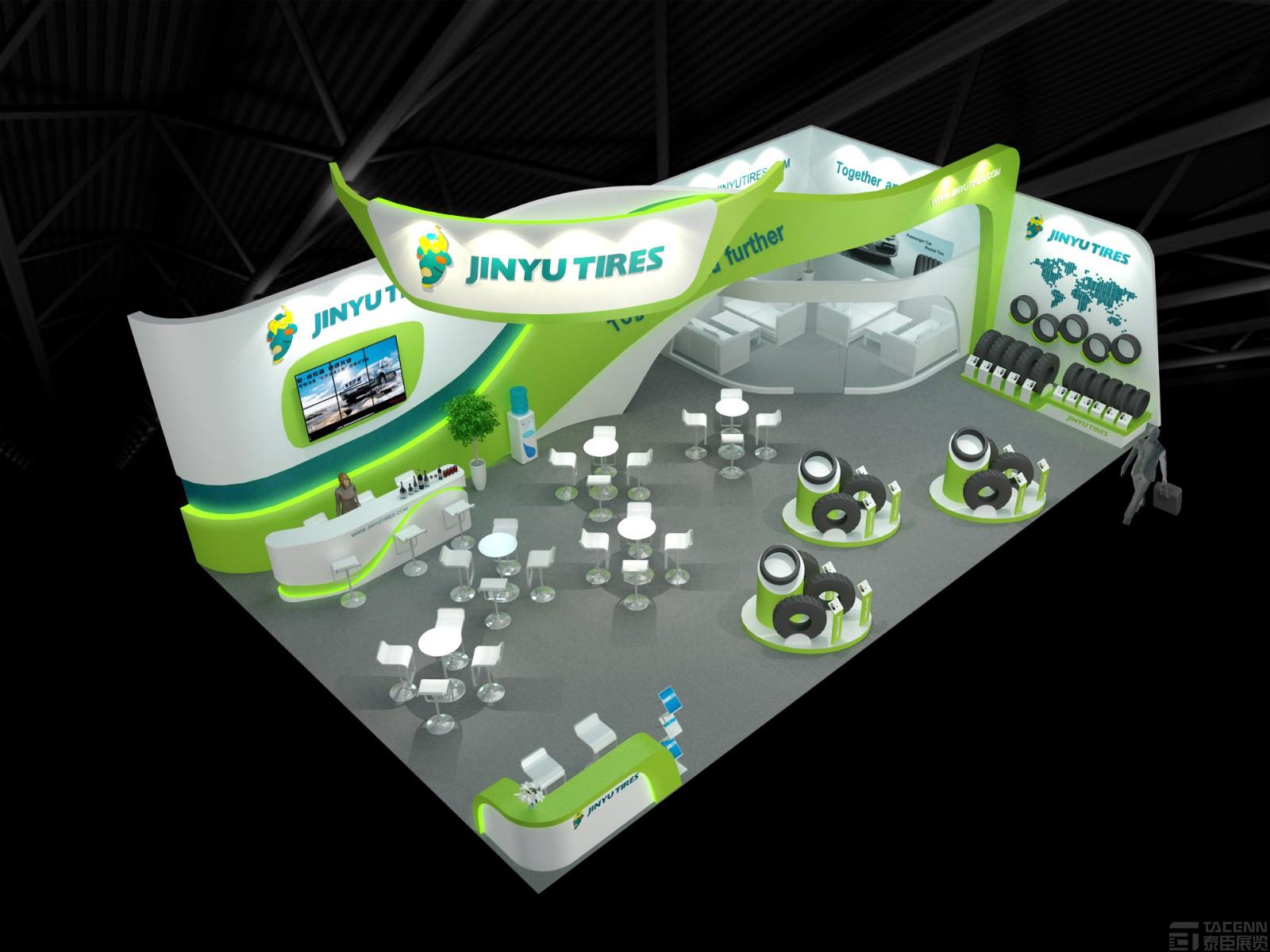 金宇輪胎展臺(tái)設(shè)計(jì)