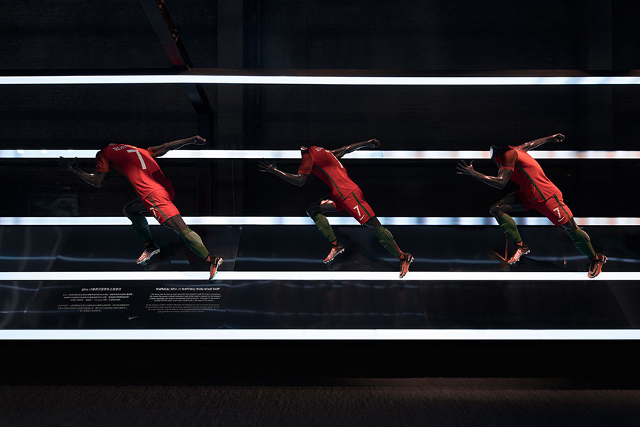 2018耐克室內(nèi)展臺設計方案